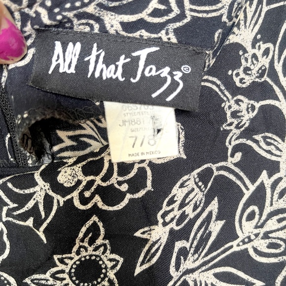 All That Jazz Vintage Beaded Rayon Sheath Dress – Size 7/8 - Picture 7 of 9